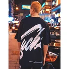 T Shirt Short Wholesale T Shirt Short Sleeve Hip Hop Men Rapper Mens Clothing Camisetas Hombre