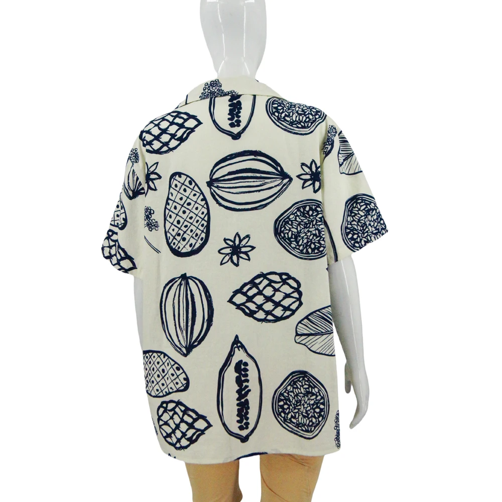 Casual Mens Surfing Trip Vacation OEM Hawaiian Shirts details