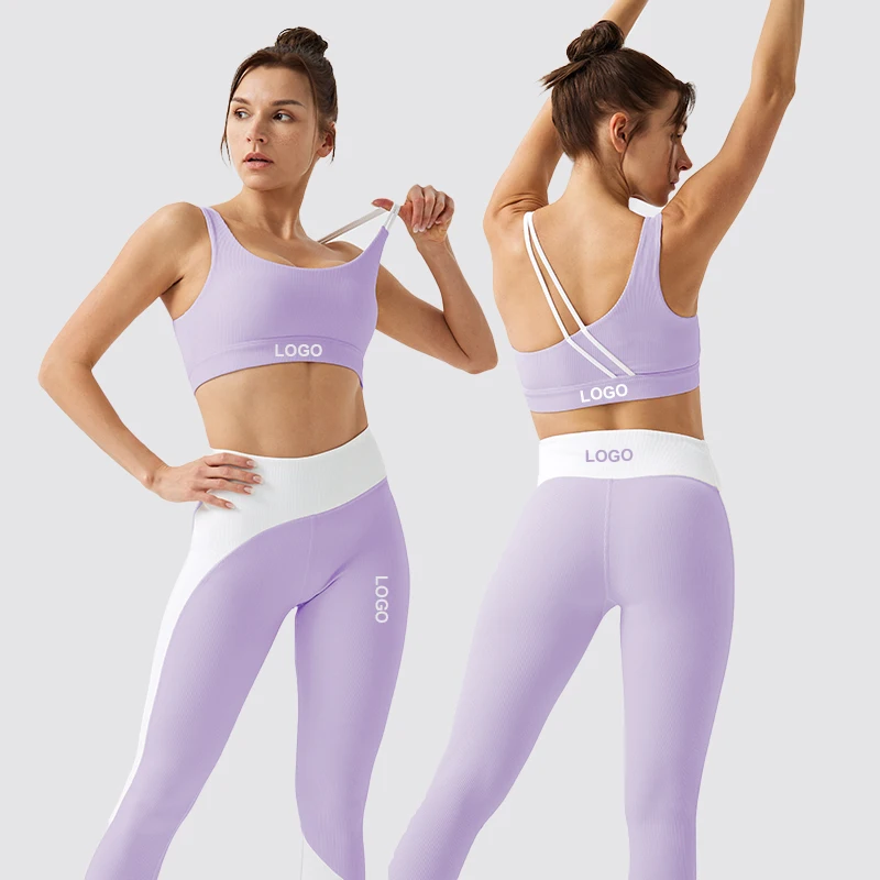 Women Yoga Set 2 Piece Workout High Quality Gym Wear For Women Yoga Set Running Fitness Yoga Set Suit