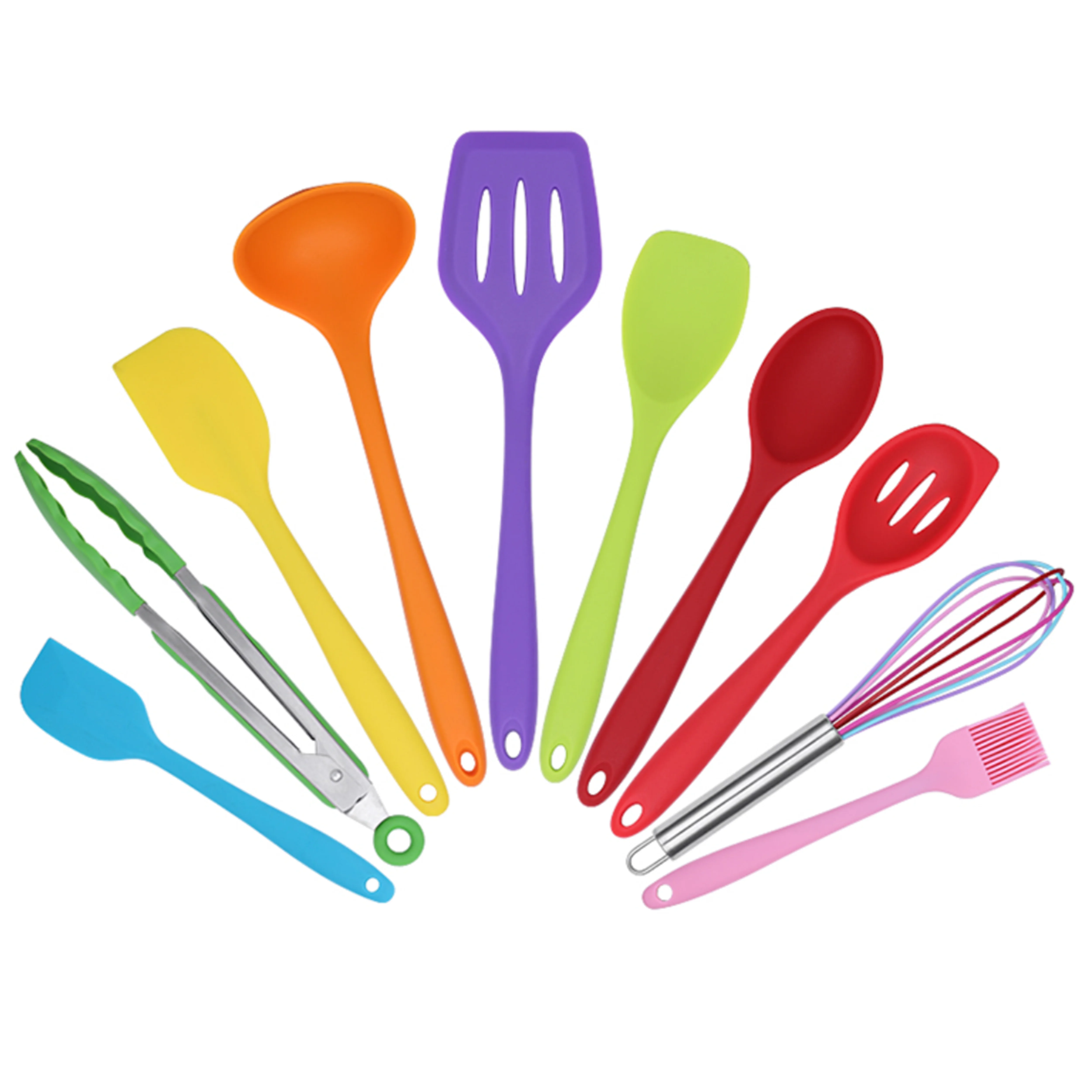 High Quality Colorful Silicone Kitchen Utensils That Meet Different Cooking Needs