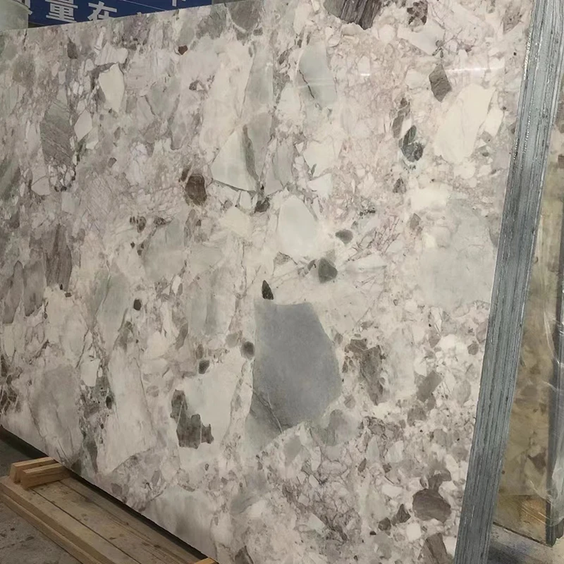 product cobico grey polished porcelain marble slab for kitchen countertops interior wall floor design white marble countertop good price-4