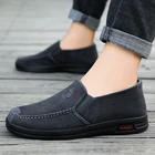 Shoes New Arrivals Wholesale Fashion Men's Canvas Shoes Stylish Black Canvas Shoes