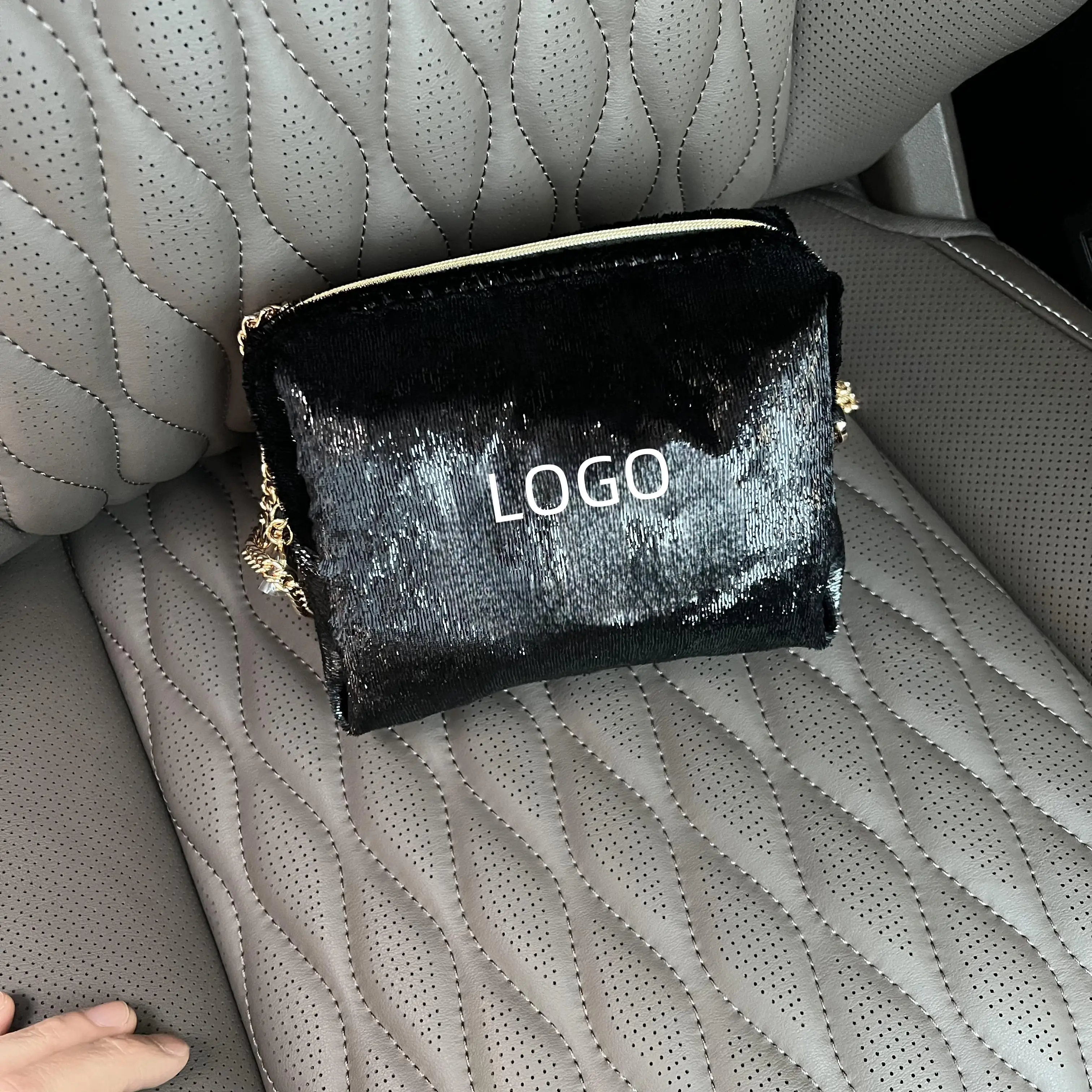 Wander Velvet Toiletry Bag One Size
