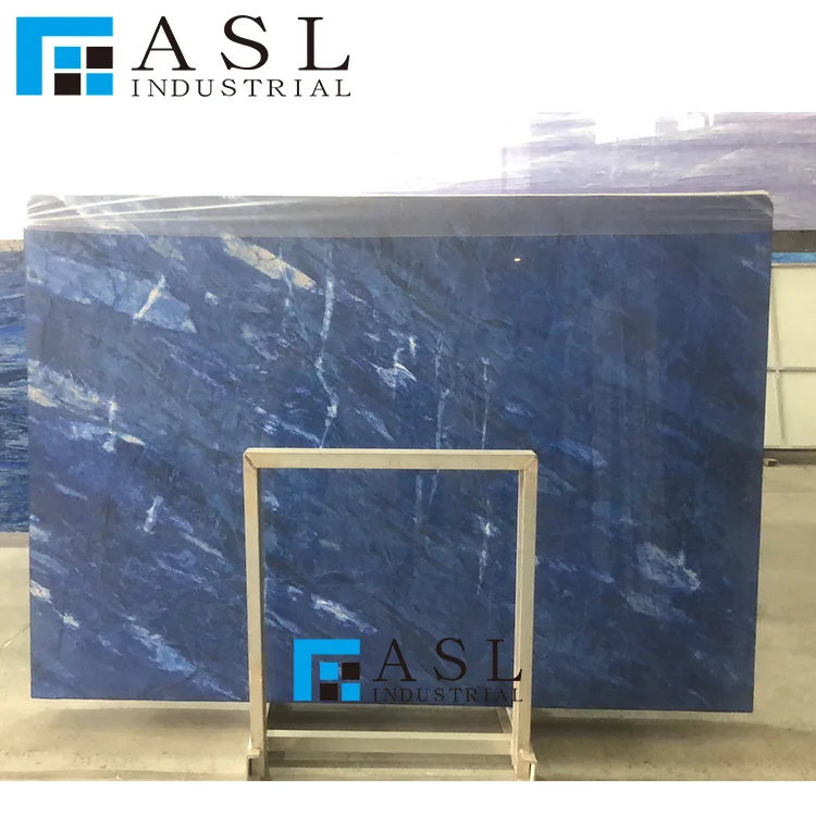 Dark Blue Marble Stone Extreme Ocean Blue Marble Flooring Tiles