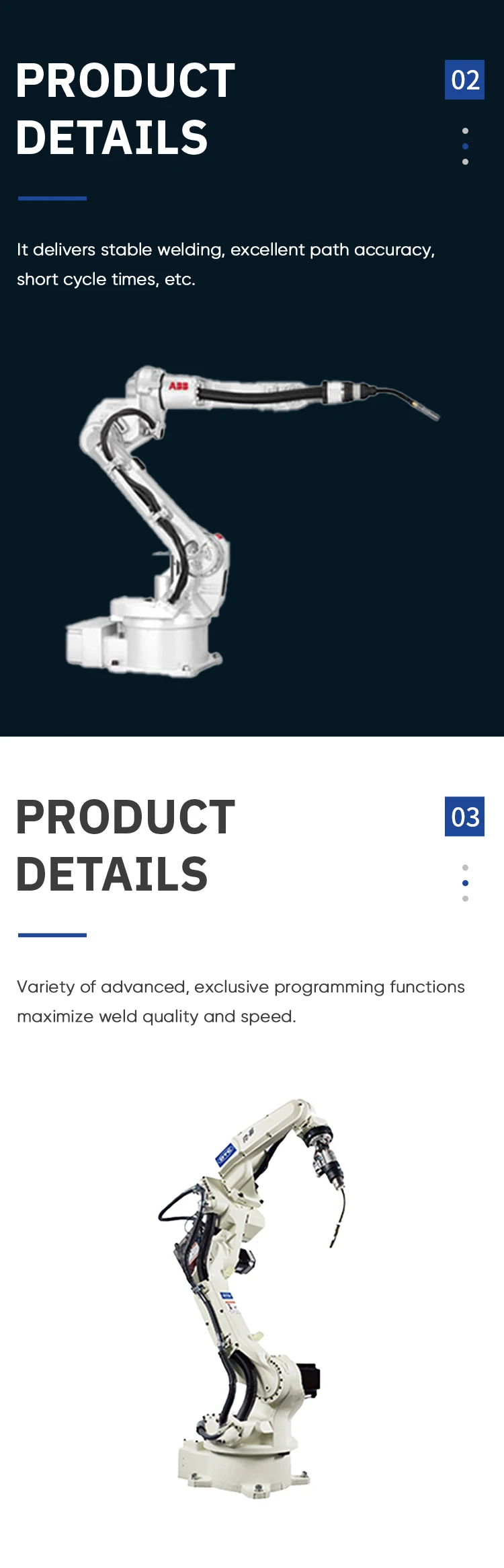 6 Axis Robot Arm Yaskawa Robot With Welding Machine And Mig Welding ...
