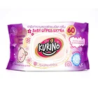 Kurino Baby Wipes 60 sheets/pack Baby Wipes OEM Wet Tissue Premium Grade From Thailand Soft Tissue Baby Wipes