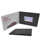 Card Video Lcd Brochure Video Card A5 A4 Paper Card 4.3inch LCD Video Brochure With 128MB Memory
