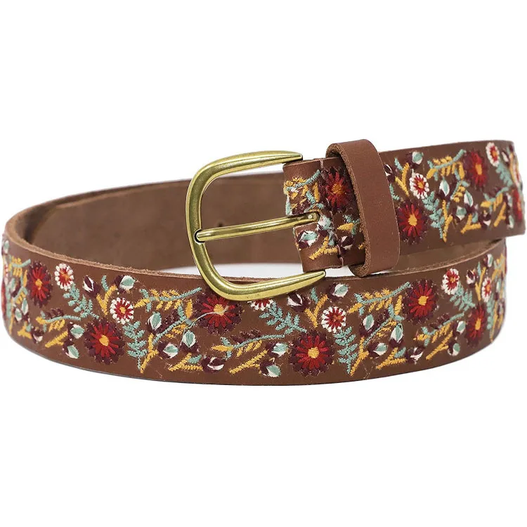 womens floral belt