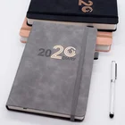Notebook Custom 2022 Planner A5 Hardcover Pu Leather Notebook Diary With Elastic Band
