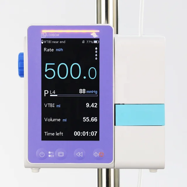 Lexison Animal use Single Channel Smart Infusion Pump PRIP-E500V Veterinary use VET IV Volumetric Infusion Pump for pet use