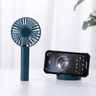 Fans Fan Usb Fan Multifunctional Small Rechargeable Desktop Fans Phone Holder Portable Travelling USB Handy Fan