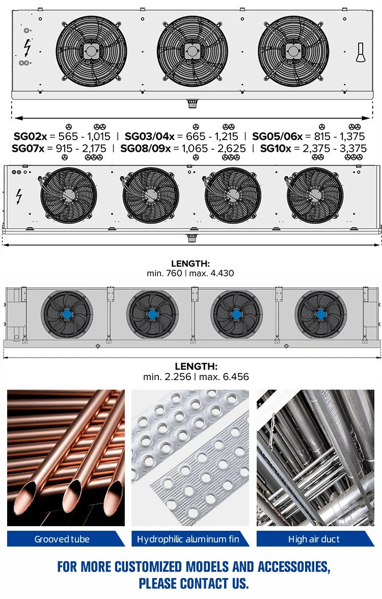 Evaporative Air Cooler, Ceiling, 380 V, Electric - detail 10