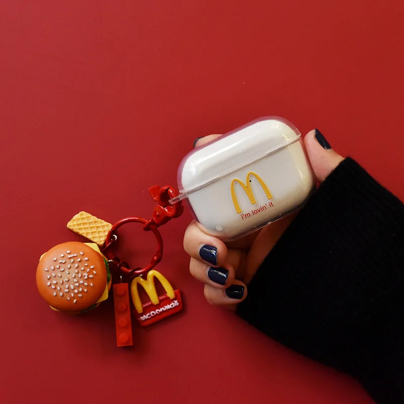 Custodia Per Hamburger Di Patatine Fritte Mcdonald Per Airpods 2 Custodia  Protettiva In Silicone Imd Per Auricolare Wireless Airpod Pro Con  Portachiavi - Buy Per Airpods 2,Oreo Airpods,Airpod I12 Product on  Alibaba.com