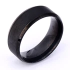 Titanium Rings Design Ring Stainless Steel Jewelry Factory Titanium Steel Matte Rings For Men Wide Size