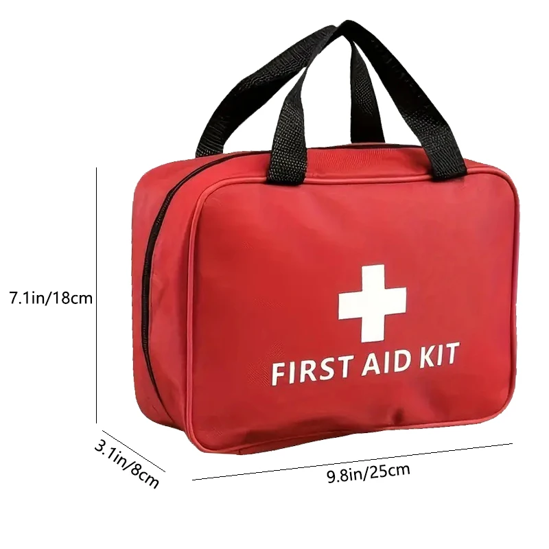 Wholesale Outdoor Travel Canvas Zipper Portable First Aid case Emergency Survival Kit Bag With Accessories supplier
