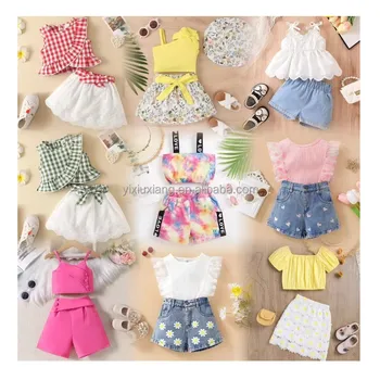 2024 High-quality new children's suit Girls summer fashion casual suit
