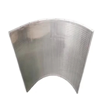 wire type wedge wire ss304 316 904l stainless steel curved welded wedge wire intake screen filter mesh