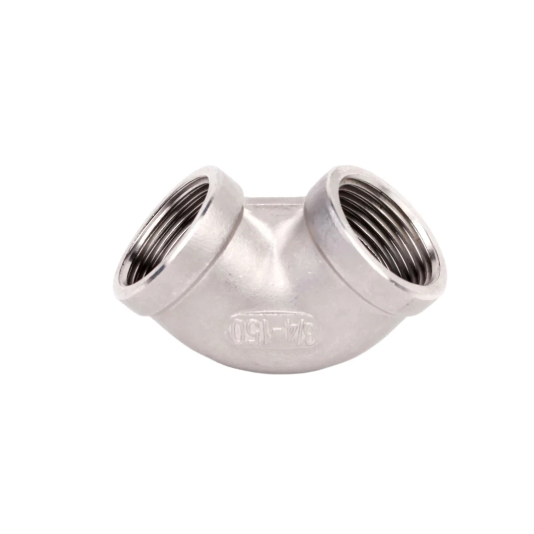 Hot Sale Investment Casting Stainless Steel Pipe Fitting threaded Elbow Nipple Tee Union_0