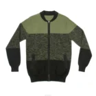 Zipper Sweaters ODM/OEM Men's Zipper Cardigan Computer Knitted Long Sleeves O-neck Sweaters