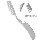 Men Good Quality Heated Comb Beard Travel Size Comb Set For Men