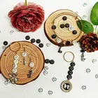 Beads Acrylic Round Acrylic Hot Selling 300 Pcs Smiley Face Beads Acrylic Flat Round Charms For Jewelry Making
