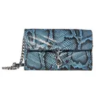 Women Elegant Designer Cross Body Snake Pattern Leather Bag Women Hand Bags Business Luxury Leather Shoulder Bag