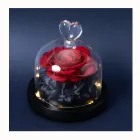 Flower Roses Eternal Preserved Rose Flower Beauty And The Beast Rose In Glass Dome