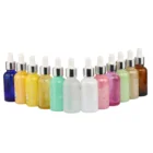 Hair Dropper Bottle Clear 2oz 100 Ml Pink Hair Oil Glass Dropper Bottle Luxury