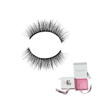 False K01-48 Wholesale Premium Strip False Eyelashes 3d Faux Mink Vegan Eyelashes Bulk Vendor
