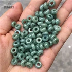 Beads 2021 Hot Sale Natural Jade Green Jade Beads Women Donut Hand Beads Elastic Feng Shui Auspicious Beads