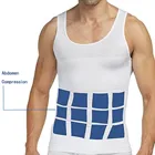 Mens Slimming Tanktop Compression Body Shaper Slim Shirt Abs Vest Workout Abdomen Undershirts
