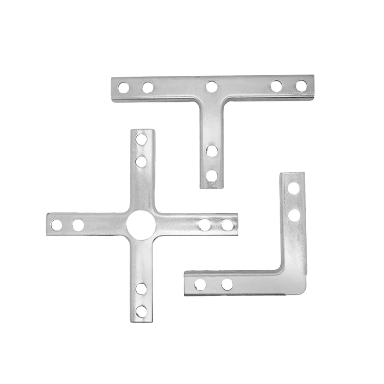 Cleanroom Aluminum Profile Accessories FFU Ceiling Joint Connection Reinforcement Plate T-shaped Cross Fixing Seat Fastener details