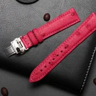 Leather Watch Hot Selling Handmade Ostrich Leather Strap Multicolor Leather Watch Strap