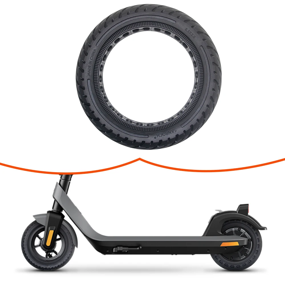 8.5X2.0 Inch Rubber Solid Tire Durable Tubeless Tires for Electric Scooter Tyre Parts