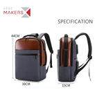 Design Backpack 15.6 Inch Laptop Design Men Waterproof Business Back Pack Custom Smart Usb Laptop Backpack