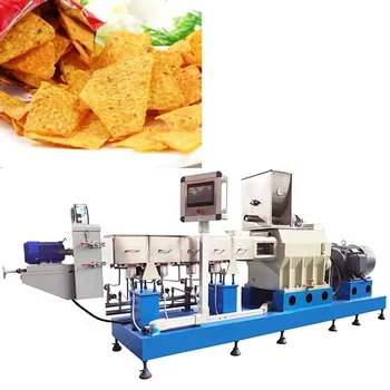 industrial frying food making machine extruder fried industrial machine oil frying line