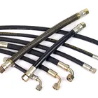 Hydraulic Rubber Hose Covered With More Wear Resistant High Pressure Water Hose Wire Braid