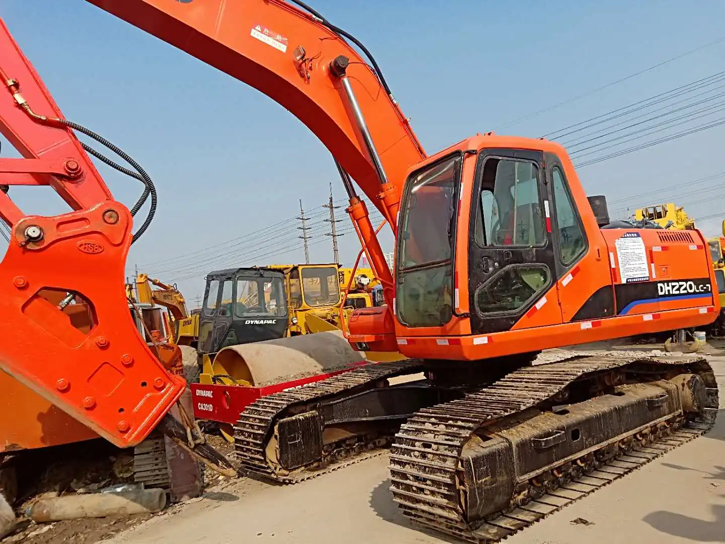 Used Original Doosan Dh220 Excavator In Good Working Condition Doosan