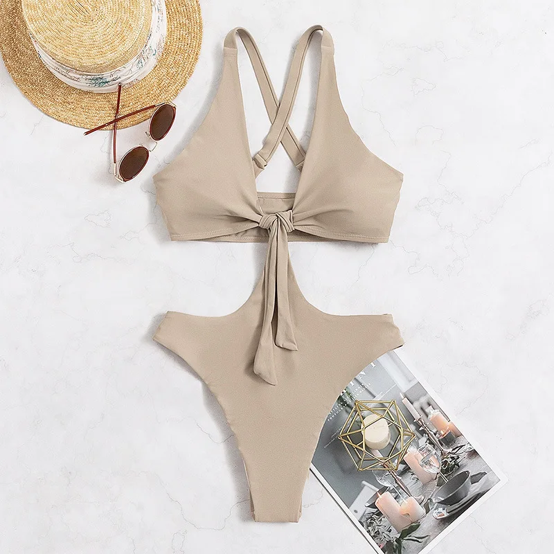 Newest Custom 2022 Swimwear Sexy Bikini Woman One Piece Bikini Swimwear