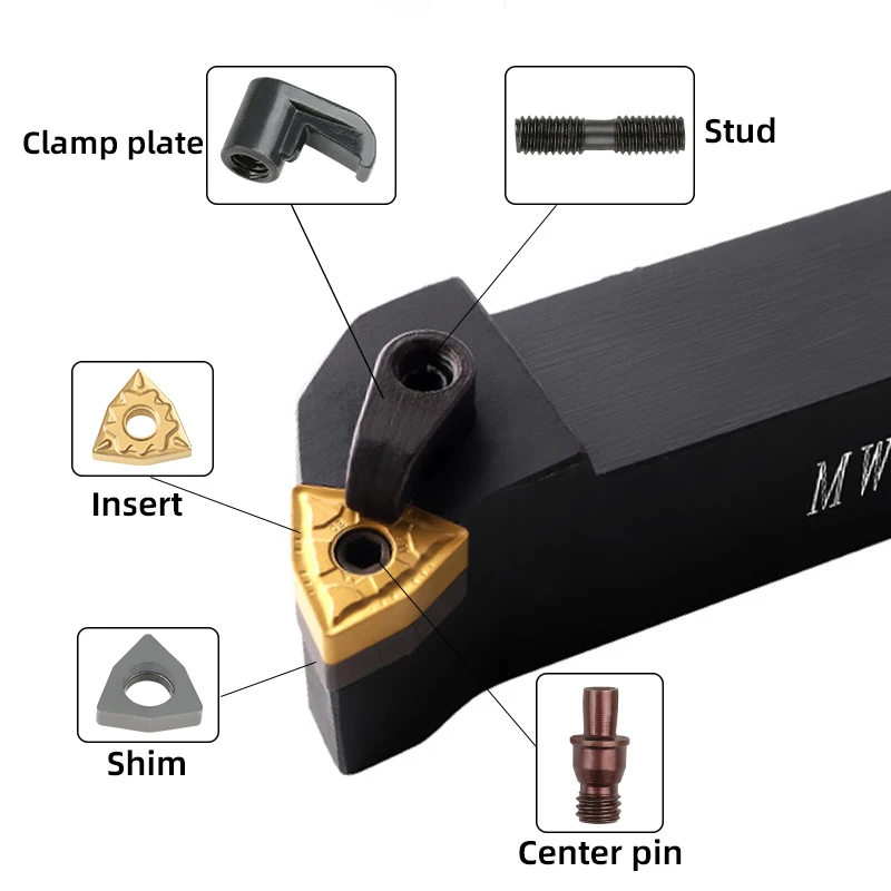 HSS CNC Turning Tool Holder with PVD Coating External Turning Tools Holder MWLNr2525M08 OEM Customizable manufacture
