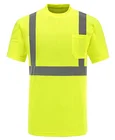 Safety Shirt Hi Vis Safety T Shirt Custom Mens Reflective Safety T Shirt