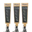 Beer Tap Handle Diy Novelty Double-sided Custom Wood Chalkboard Beer Tap Handle With Logo For Keg