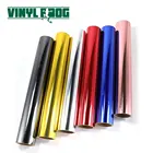 Chrome Vinyl Rolls Adhesive VINYLFROG Mirror Chrome Cutting Foil Roll Craft Permanent Adhesive Vinyl Sheets
