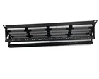 Port Network UTP Cat5E 48 Port 2U Steel RJ45 Patch Panel