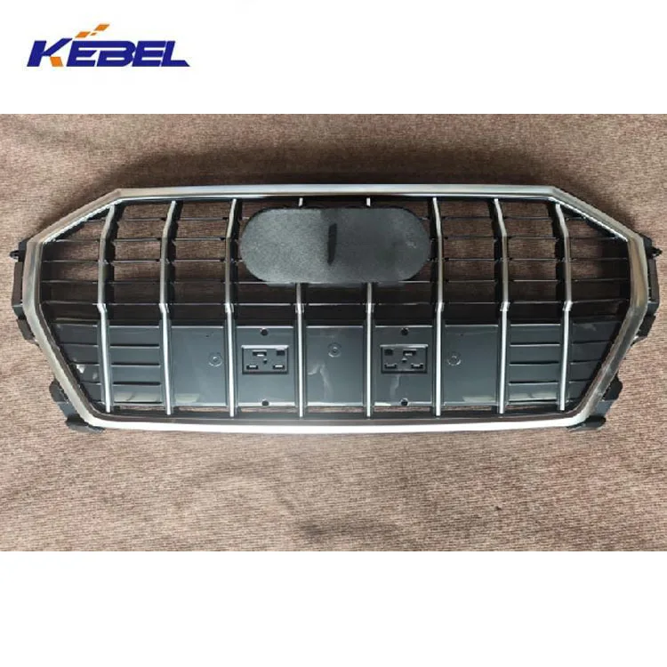 product sleek black knight edition honeycomb grille oem 83g853651a for audi q3 2019 rsq3 sportback style upgrade-6