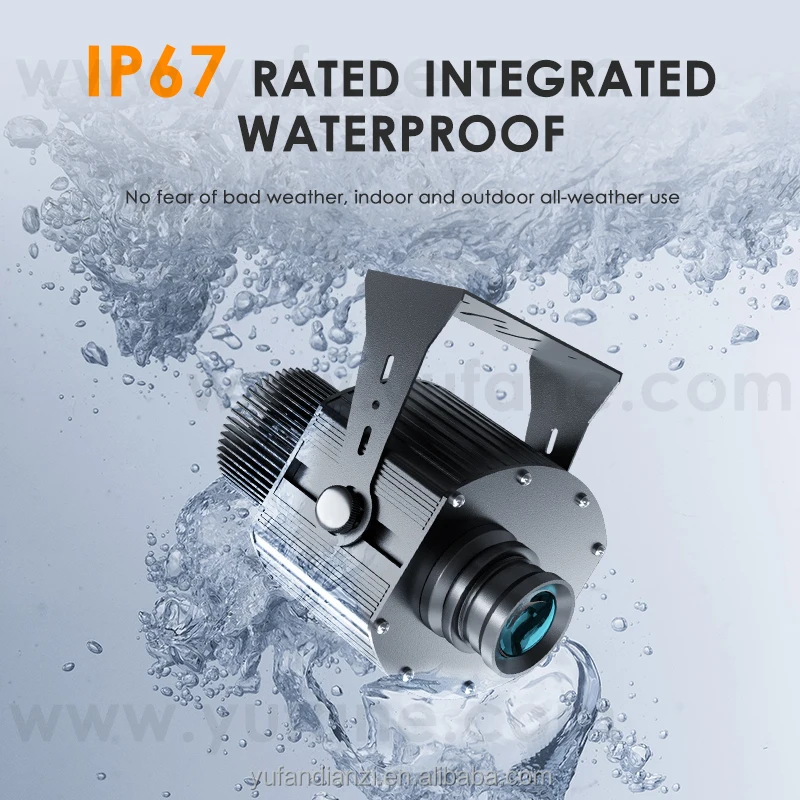 Outdoor advertising projector