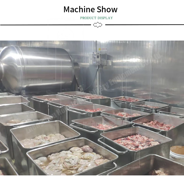 Vacuum Tumbling Marinator / Salt Beef Meat Massage Tumbler / Blender Mixer for Meat Processing manufacture