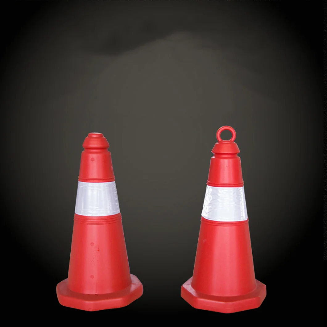 Customized Cheap PE Lifting Ring Sign Barrel Anti-Collision Advertising Reflective Road Cone