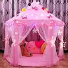 Child Kids Indoor Hexagon Princess Castle Girls Child Play Tents