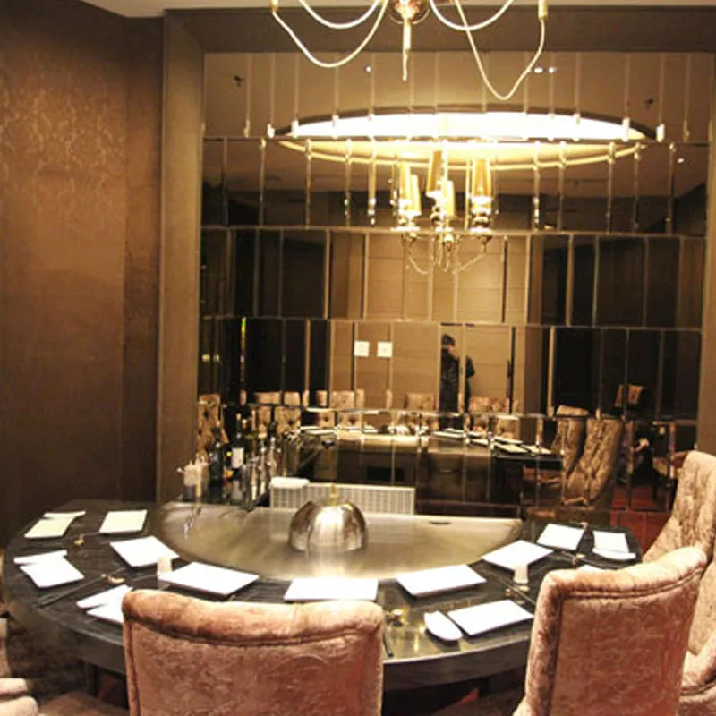 Commercial Teppanyaki Grill Table with 20mm Thickness 8KW Heat Power and 10 Seats Capacity for Restaurants